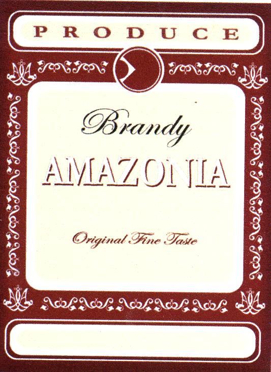 AMAZONIA PRODUCE Brandy Original Fine Taste