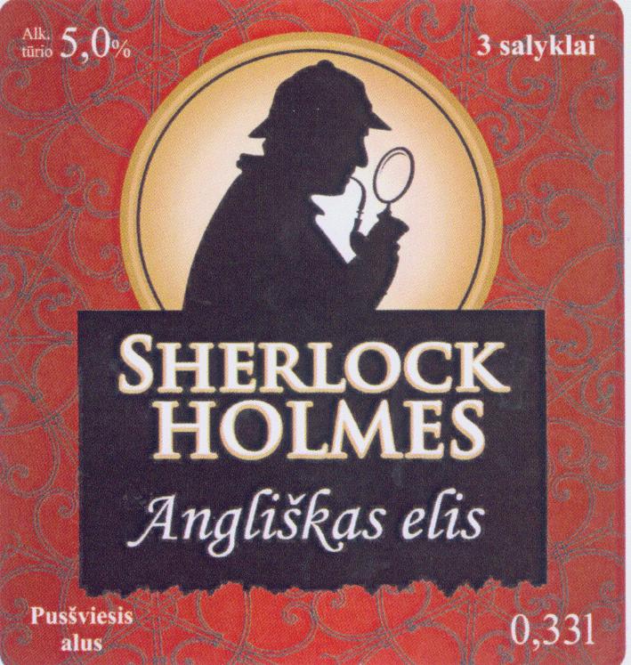 SHERLOCK HOLMES Angliškas elis