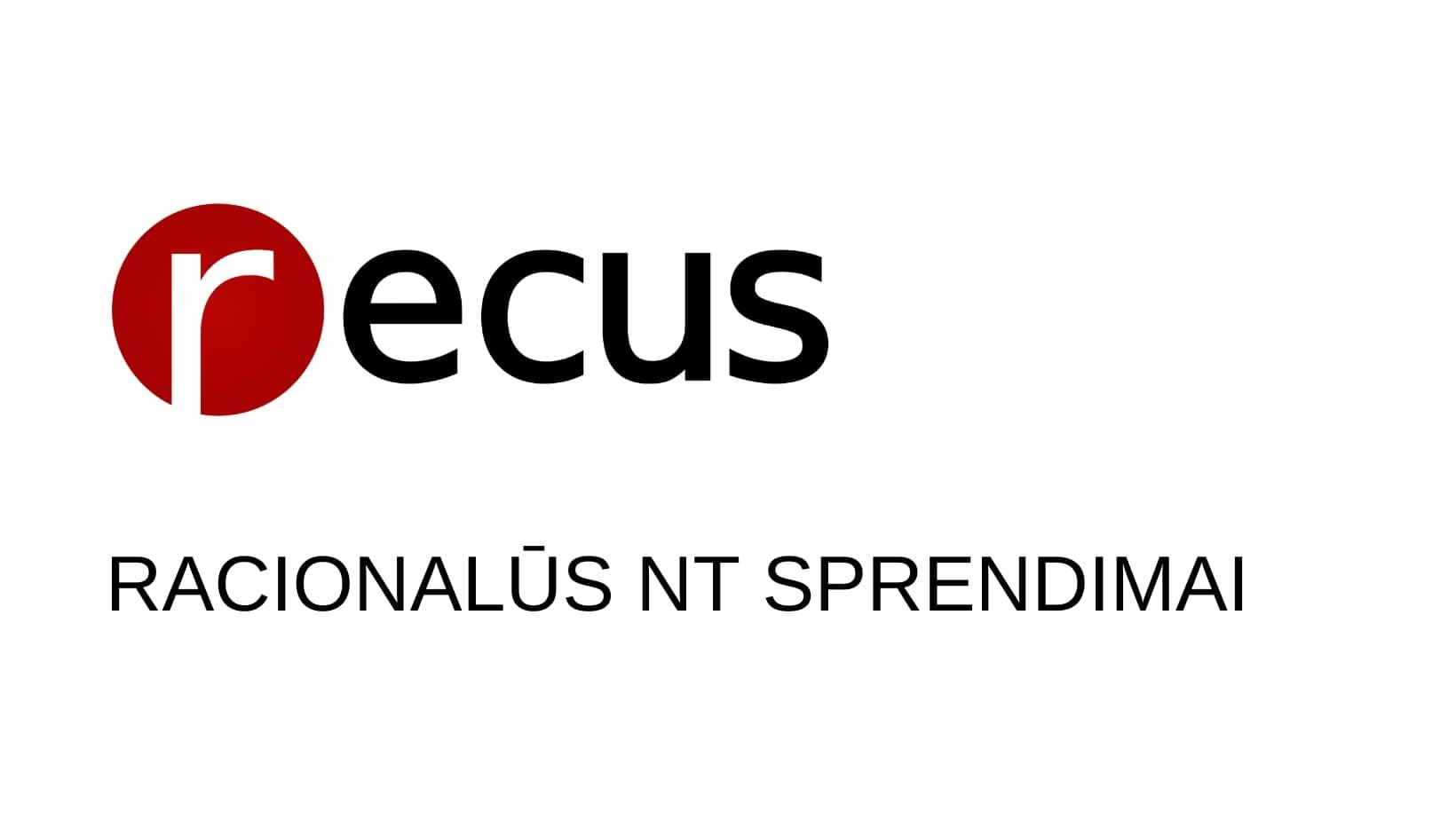 recus RACIONALŪS NT SPRENDIMAI