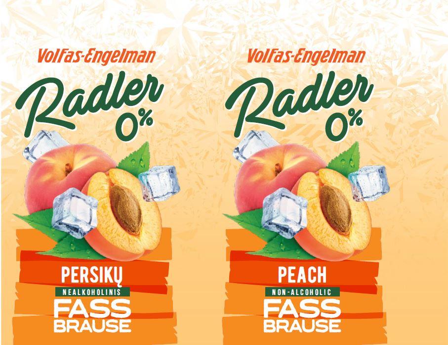 Volfgas-Engelman Radler 0% PEACH FASS BRAUSE