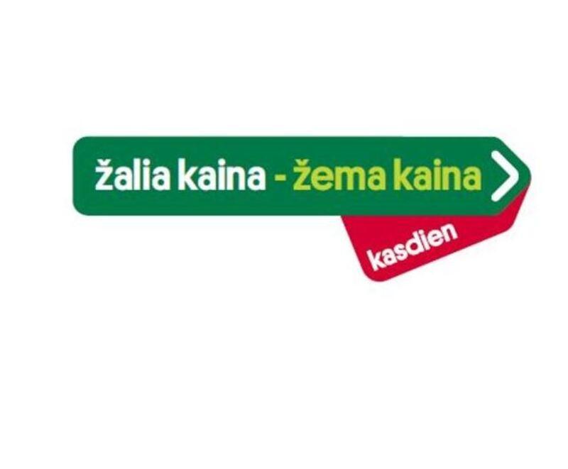 žalia kaina - žema kaina kasdien