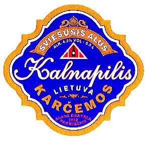 Prekės ženklas: Kalnapilis KARČEMOS
