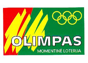 Prekės ženklas: OLIMPAS MOMENTINĖ LOTERIJA