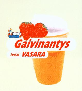 Prekės ženklas: baltoji varnelė Gaivinantys ledai VASARA